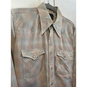 152. Vintage Maverick shirt; western; Size Medium/Tall
